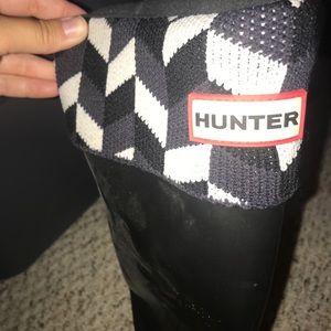 Tall black Hunter Boots